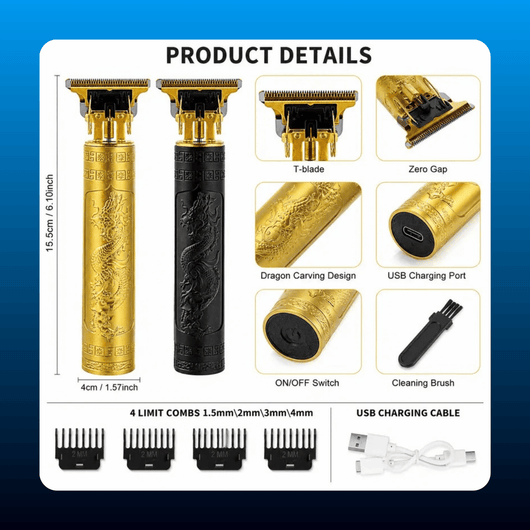 Cordless Hair Trimmer and Clipper Set