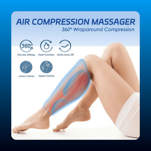 Heated Air Compression Leg Massager