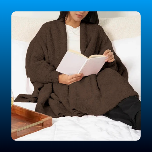 Sherpa Wearable Blanket Poncho