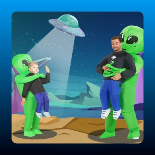 Inflatable Alien Carry Me Costume