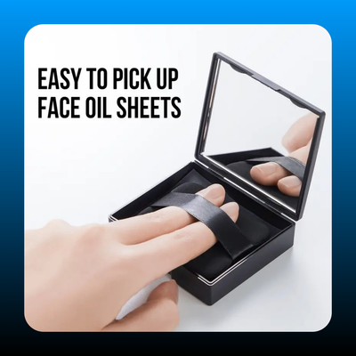 Black Magnet Oil Blotting Setting Sheet