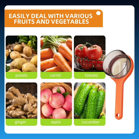 Peeling Knife with Peel Collector