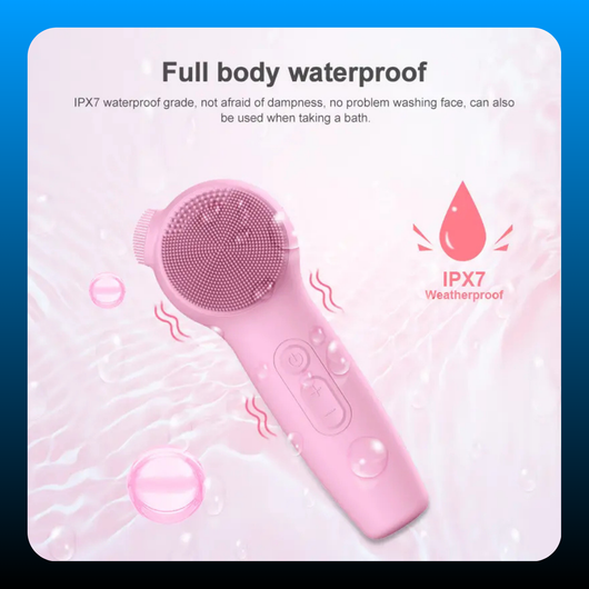 Electric Silicone LED Lighting Face Brush
