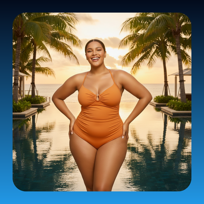 Plus Size Smart Sculpt Shaping Swimsuit