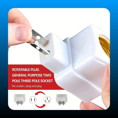 E26/E27 Socket Extension Adapter (2 Pack)