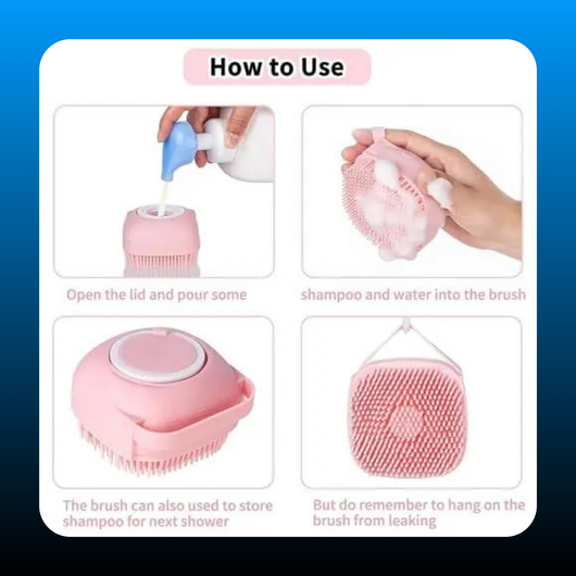 Pet Grooming Bath Massage Brush