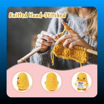 Duck I Love You Mom Handmade Crochet
