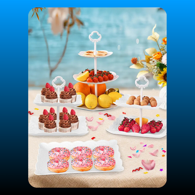 Plastic Cupcake Stand Set
