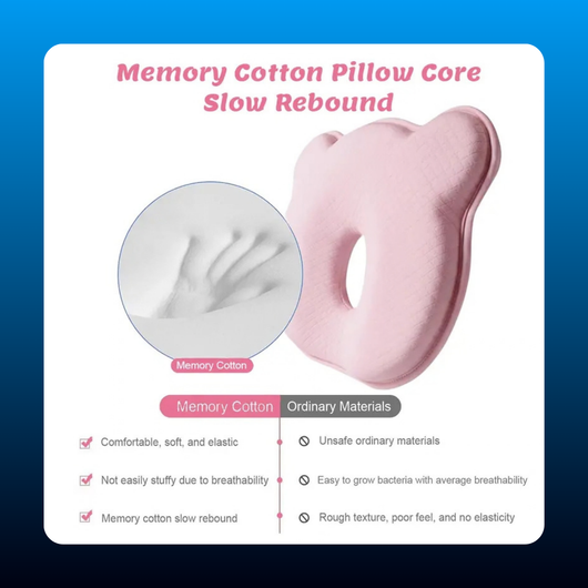 Baby Memory Foam Head Pillow