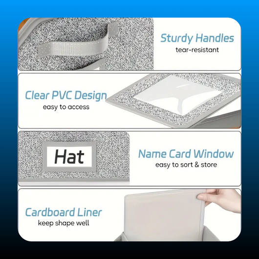Stackable Hat Storage Boxes
