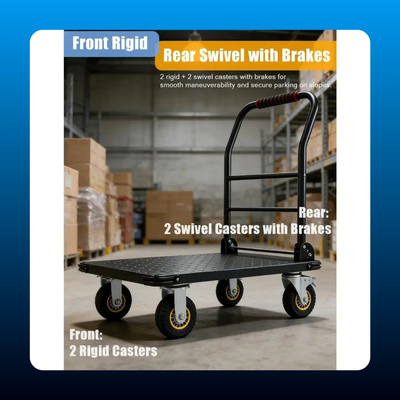 1800 Pound Folding Platform Cart