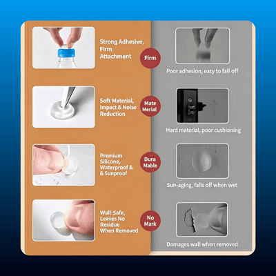Silicone Door Stoppers and Cabinet Bumpers