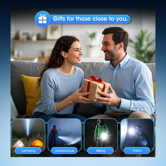 Rechargeable LED Flashlight with Power Bank