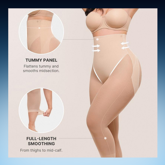 Plus Size High Waist Butt Lifting Capri Shapewear