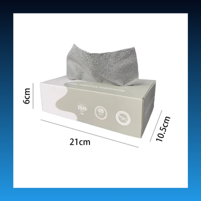 Reusable Microfiber Rags in A Box (20 Pack)
