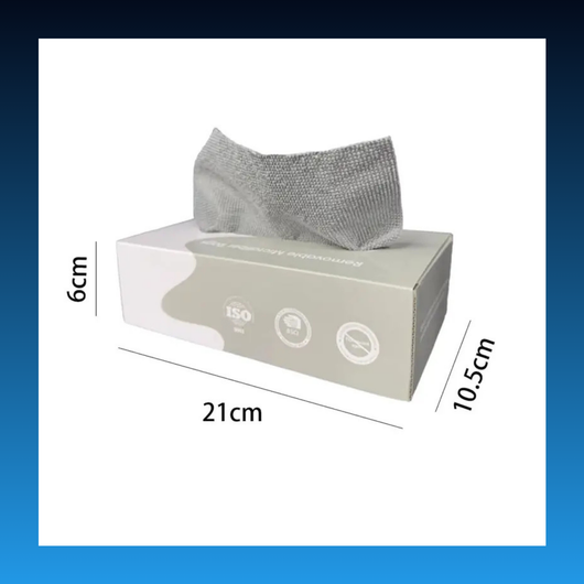 Reusable Microfiber Rags in A Box (20 Pack)