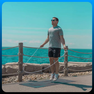 Adjustable Boxing Jump Rope w/ Unbreakable Handles