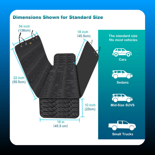 Summer Waterproof Dog Car Seat Cover