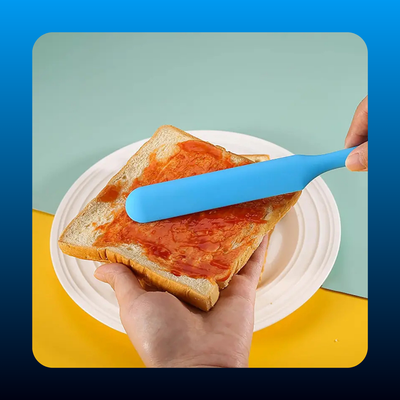 Stainless Steel Silicone Spatula Set (5 Pack)