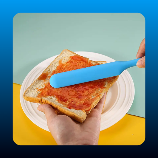 Stainless Steel Silicone Spatula Set (5 Pack)