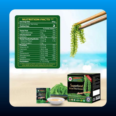 Dehydrated Sea Grapes 4 Packs