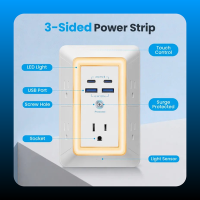 Multi Plug Outlet Surge Protector