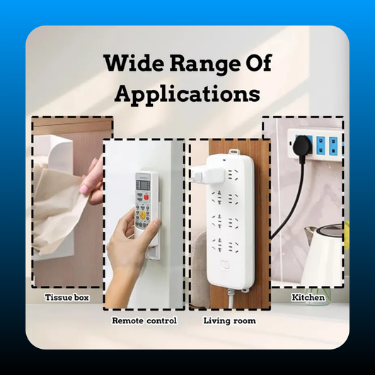 Adhesive Punch-Free Socket Holder
