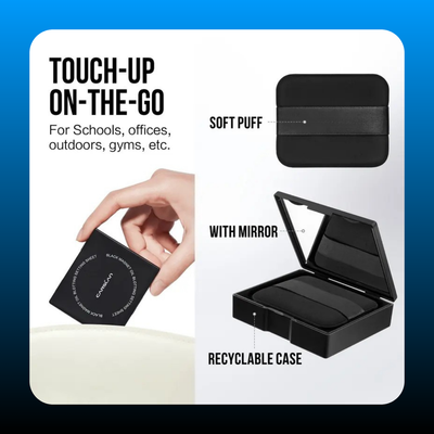 Black Magnet Oil Blotting Setting Sheet