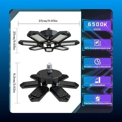 Deformable LED Garage Ceiling Light