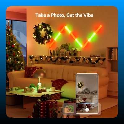 8-Piece Set AI Smart RGB Wall LED Lights
