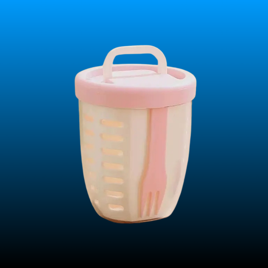 Portable Fruit Cup with Fork
