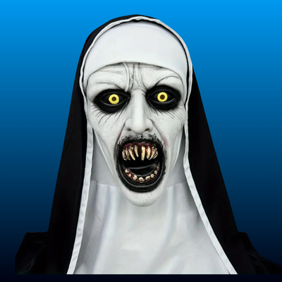 Possessed Nun Latex Halloween Mask