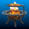2-in-1 Fire Pit with Swivel Grill