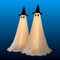 Light Up Ghost Decorations (2 Pack)