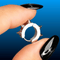 Stainless Steel Spike Hoop Earrings