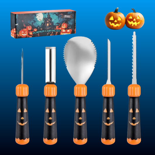 Pumpkin Carving Kit with Stencils