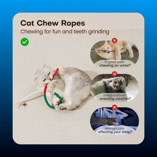 Cat Toys Chew Ropes 3Pcs