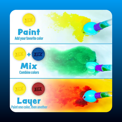 Bath Color Brush Kids Bath Bomb Set