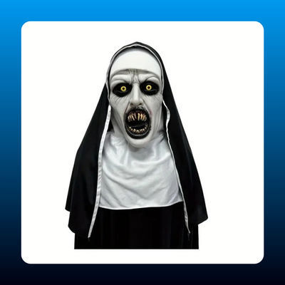 Possessed Nun Latex Halloween Mask