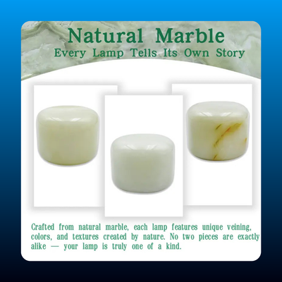 Natural Marble Table Lamp