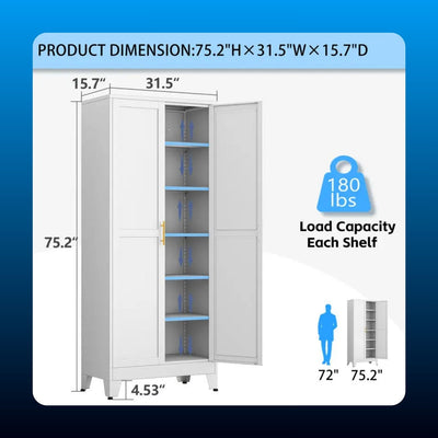Tall Metal Pantry Cabinet
