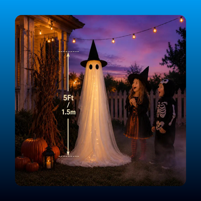 Light Up Ghost Decorations (2 Pack)