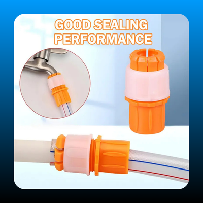 Orange Universal Water Connector Tap (3 Pack)