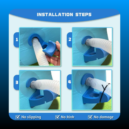 2Pcs Swimming Pool Pipe Holders