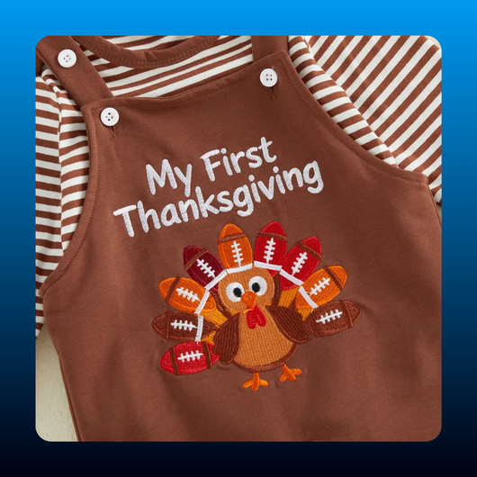 My First Thanksgiving Baby Outfit