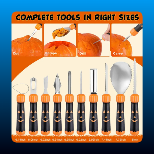 Pumpkin Carving Kit with Stencils