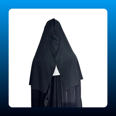 Possessed Nun Latex Halloween Mask