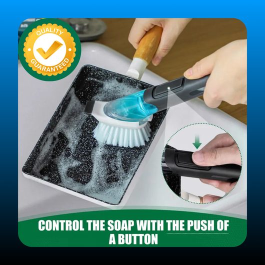 Soap Dispensing Dish Scrub Brush