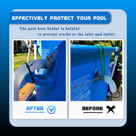 2Pcs Swimming Pool Pipe Holders