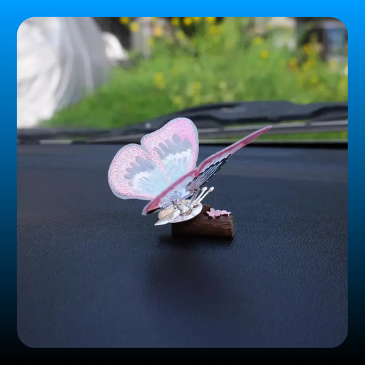 3D Moving Butterfly Car Decoration (6 Pack)